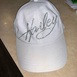 Harley Davidson white adjustable cap